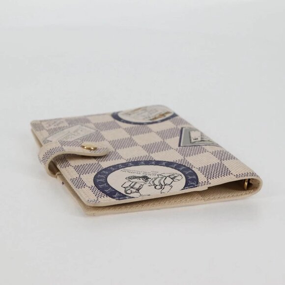 LOUIS VUITTON Damier Azur patch Agenda PM Day Planner Cover - Picture 5 of 16